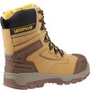 CAT Striver XL 8" Waterproof Safety Boots Honey S7 Side Zip